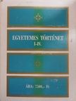 Altheim Ferenc - Egyetemes történet I-IV. [antikvár]