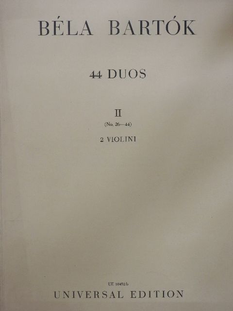 Bartók Béla - 44 duos II. [antikvár]
