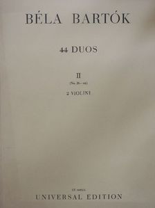 Bartók Béla - 44 duos II. [antikvár]