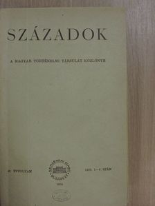 Györffy György - Századok 1958/1-6. [antikvár]