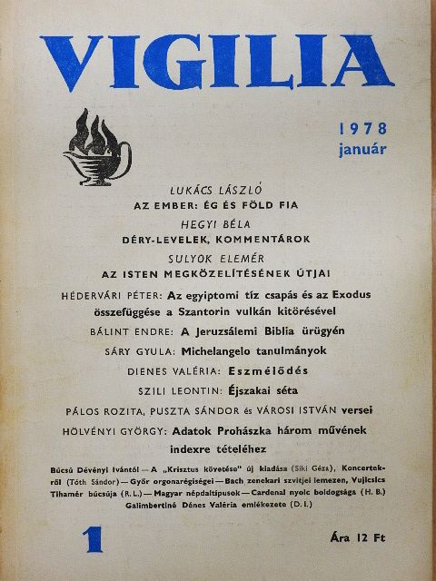 Babits István - Vigilia 1978. január [antikvár]