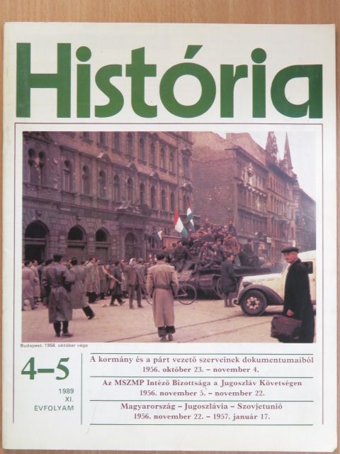 Gellért Kis Gábor - História 1989/4-5. [antikvár]