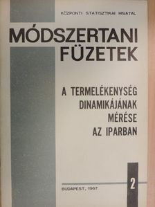 Dr. Román Zoltán - A termelékenység dinamikájának mérése az iparban [antikvár]