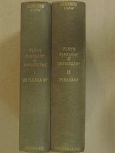 Bernard Shaw - Plays: Pleasant and Unpleasant I-II. [antikvár]