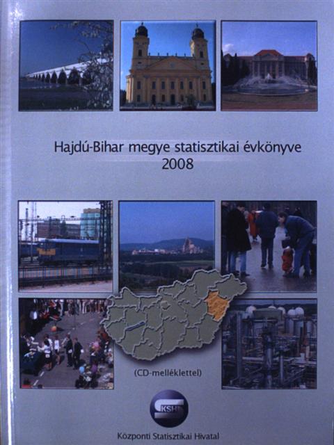 Hajdú-Bihar megye statisztikai évkönyve 2008 - CD-vel [antikvár]