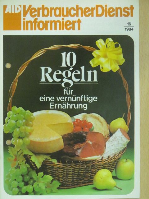 AID VerbraucherDienst informiert 16/1984 [antikvár]