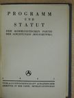 Programm und Statut der Kommunistischen Partei der Sowjetunion (Bolschewiki) [antikvár]
