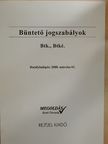 Büntető jogszabályok [antikvár]