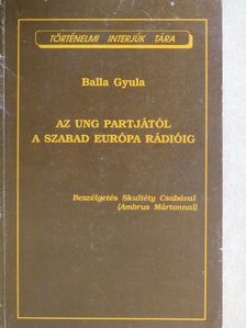 Balla Gyula - Az Ung partjától a Szabad Európa Rádióig [antikvár]