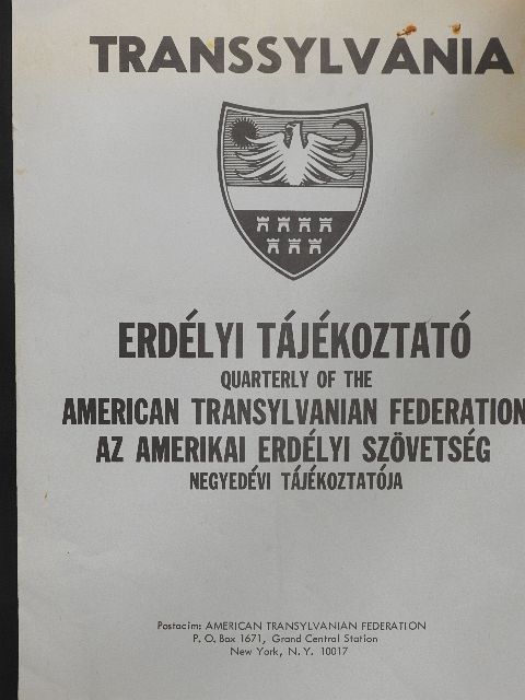 Cserey Ferenc - Transsylvania 1976. június [antikvár]