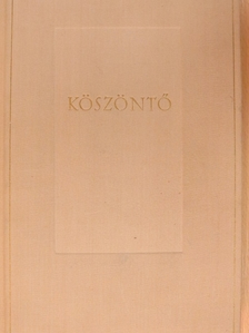Aczél Tamás - Köszöntő [antikvár]