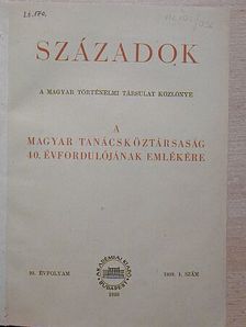 A. Otetea - Századok 1959/1-6. [antikvár]