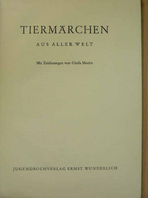 Tiermärchen [antikvár]