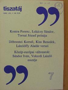 Beke György - Tiszatáj 1992. július [antikvár]