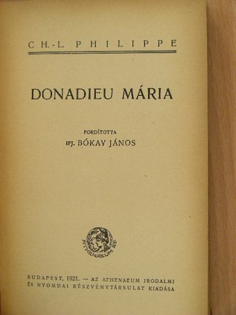 C H.-L. Philippe - Donadieu Mária [antikvár]