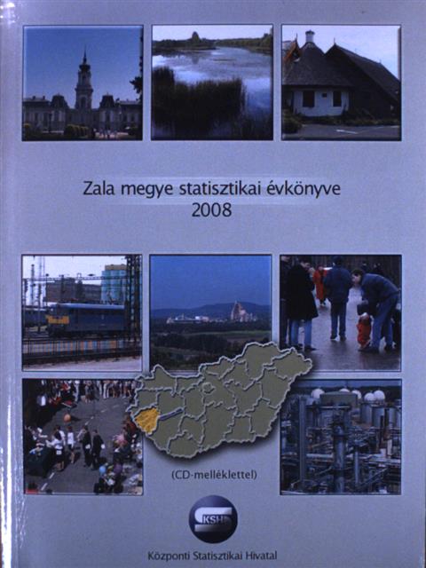 Zala megye statisztikai évkönyve 2008 - CD-vel [antikvár]