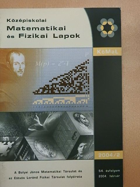 Fleiner Tamás - Középiskolai Matematikai és Fizikai Lapok 2004. február [antikvár]