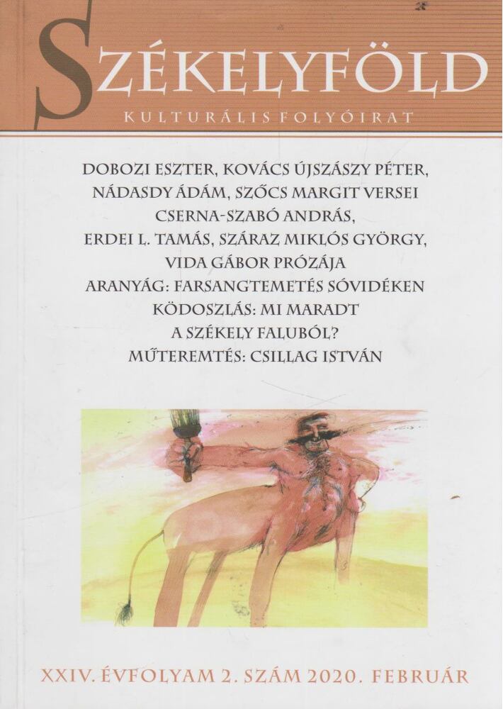 Borsodi L. László - Székelyföld XXIV. évfolyam  2. szám 2020. február [antikvár]