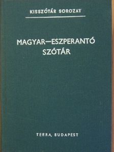 Pechan Alfonz - Magyar-eszperantó szótár [antikvár]
