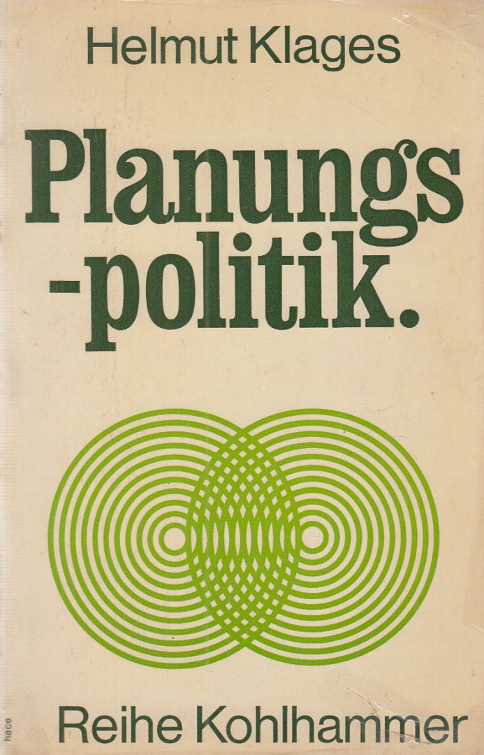 Klages, Helmut - Planungspolitik [antikvár]