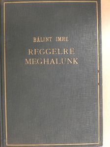 Bálint Imre - Reggelre meghalunk [antikvár]