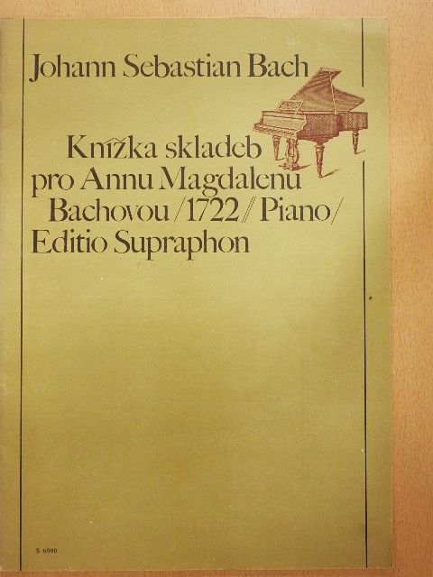 Johann Sebastian Bach - Knízka skladeb pro Annu Magdalenu Bachovou [antikvár]