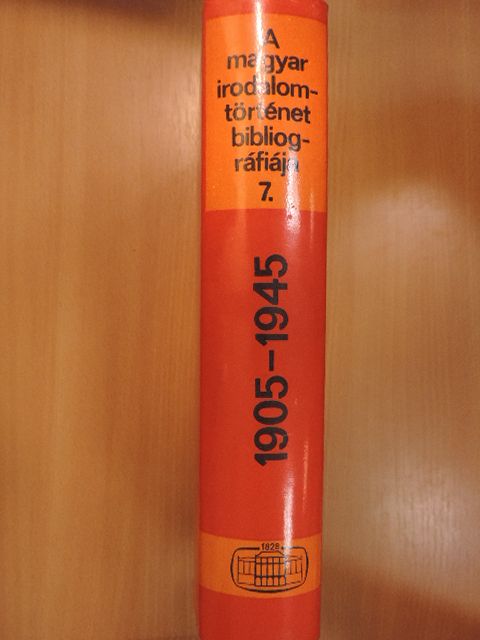 Botka Ferenc - A magyar irodalomtörténet bibliográfiája 7. [antikvár]