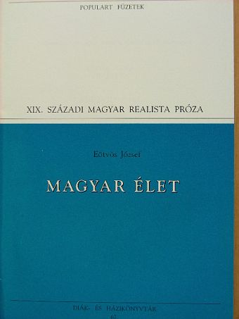 Eötvös József - Magyar élet [antikvár]