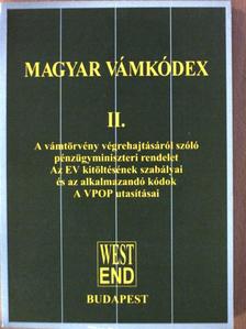 Magyar vámkódex II. [antikvár]
