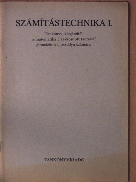 Dr. Hámori Miklós - Számítástechnika I. [antikvár]