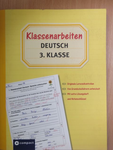 Tanja von Ehrenstein - Klassenarbeiten Deutsch 3. Klasse [antikvár]