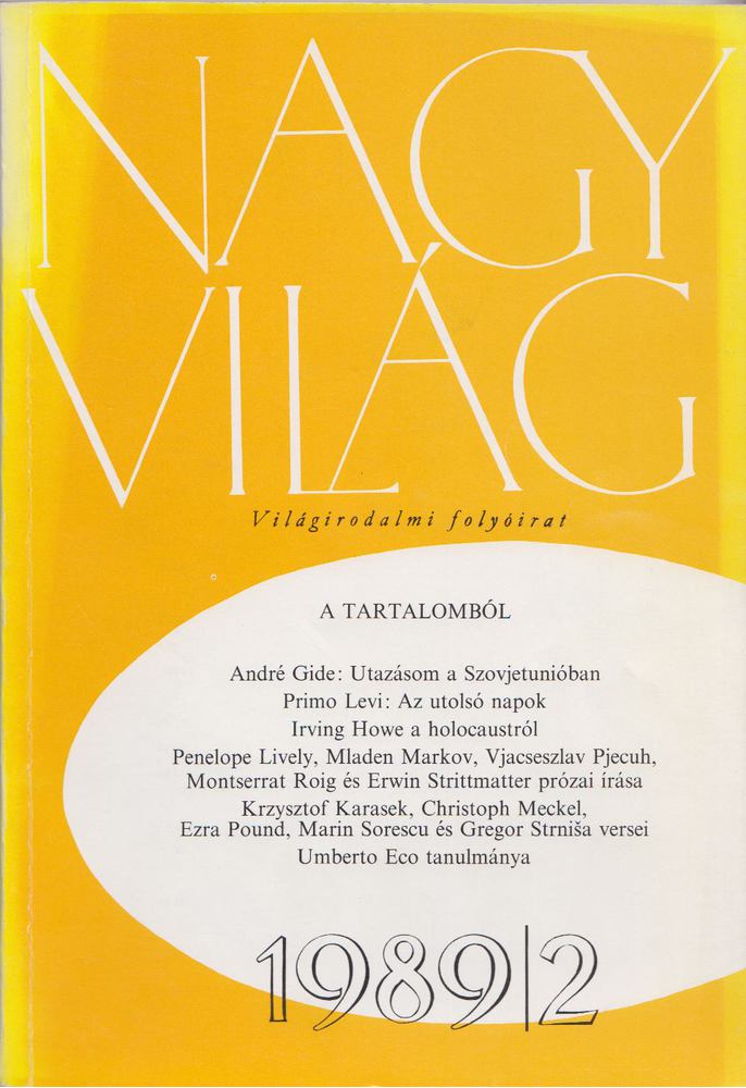 Kéry László (főszerk.) - Nagyvilág 1989/2. [antikvár]