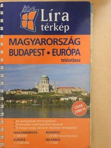 Magyarország, Budapest, Európa trióatlasz [antikvár]