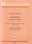ROSSINI - CONCERTO A FAGOTTO PRINCIPALE AUSGABE FÜR FAGOTT UND KLAVIER ERSTDRUCK