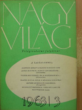 Alberto Moravia - Nagyvilág 1963. március [antikvár]