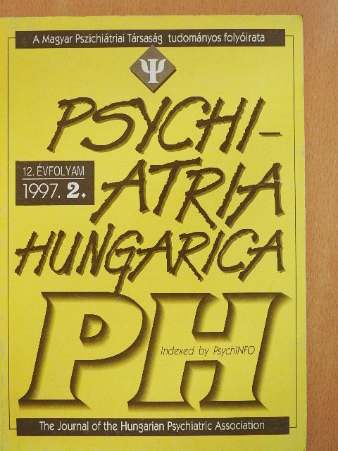 Pisztora Ferenc - Psychiatria Hungarica 1997. 2. [antikvár]