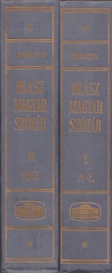 HERCZEG GYULA - Olasz-Magyar szótár I-II. [antikvár]