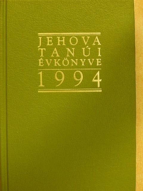 Jehova tanúi évkönyve 1994 [antikvár]