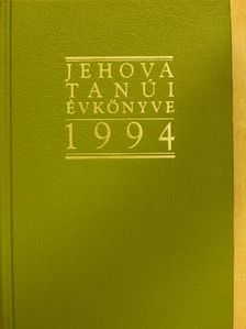 Jehova tanúi évkönyve 1994 [antikvár]