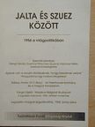 Balogh Sándor - Jalta és Szuez között [antikvár]