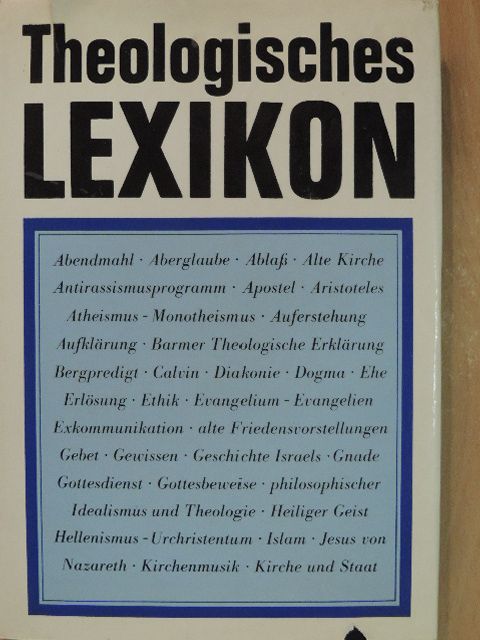 Theologisches Lexikon [antikvár]