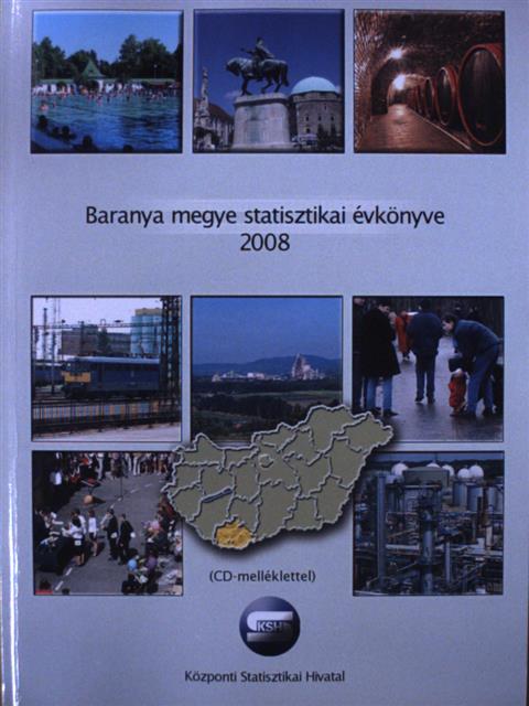 Baranya megye statisztikai évkönyve 2008 - CD-vel [antikvár]