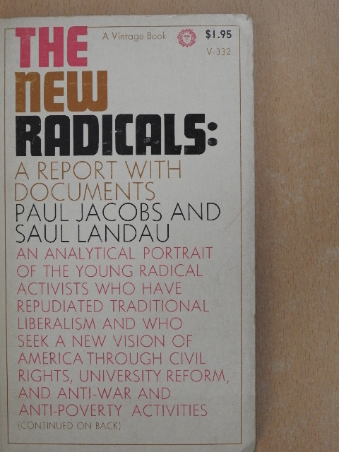 Paul Jacobs - The New Radicals [antikvár]