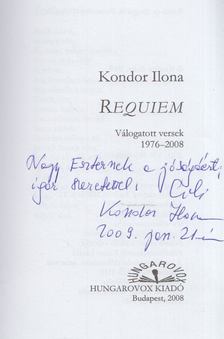 Kondor Ilona - Requiem (dedikált) [antikvár]