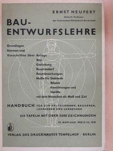 Ernst Neufert - Bauentwurfslehre [antikvár]