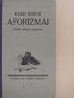 Kner Izidor - Kner Izidor aforizmái [antikvár]