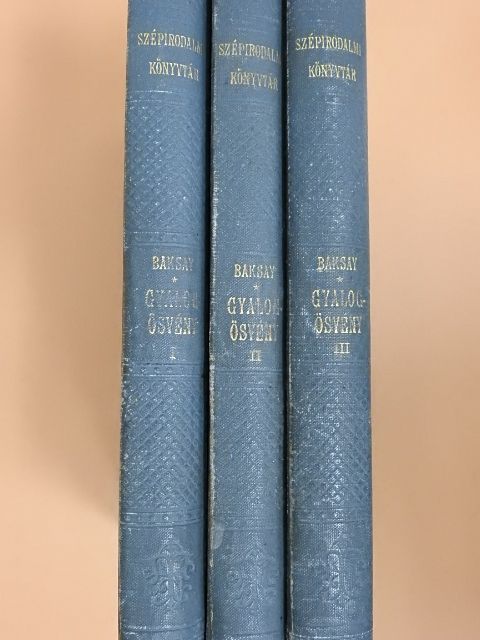Baksay Sándor - Gyalog-ösvény I-III. [antikvár]