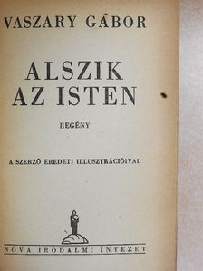 Vaszary Gábor - Alszik az Isten [antikvár]