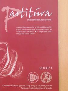 Bárczi Zsófia - Partitúra 2008/1. [antikvár]