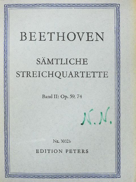 Beethoven - Sämtliche Streichquartette II [antikvár]